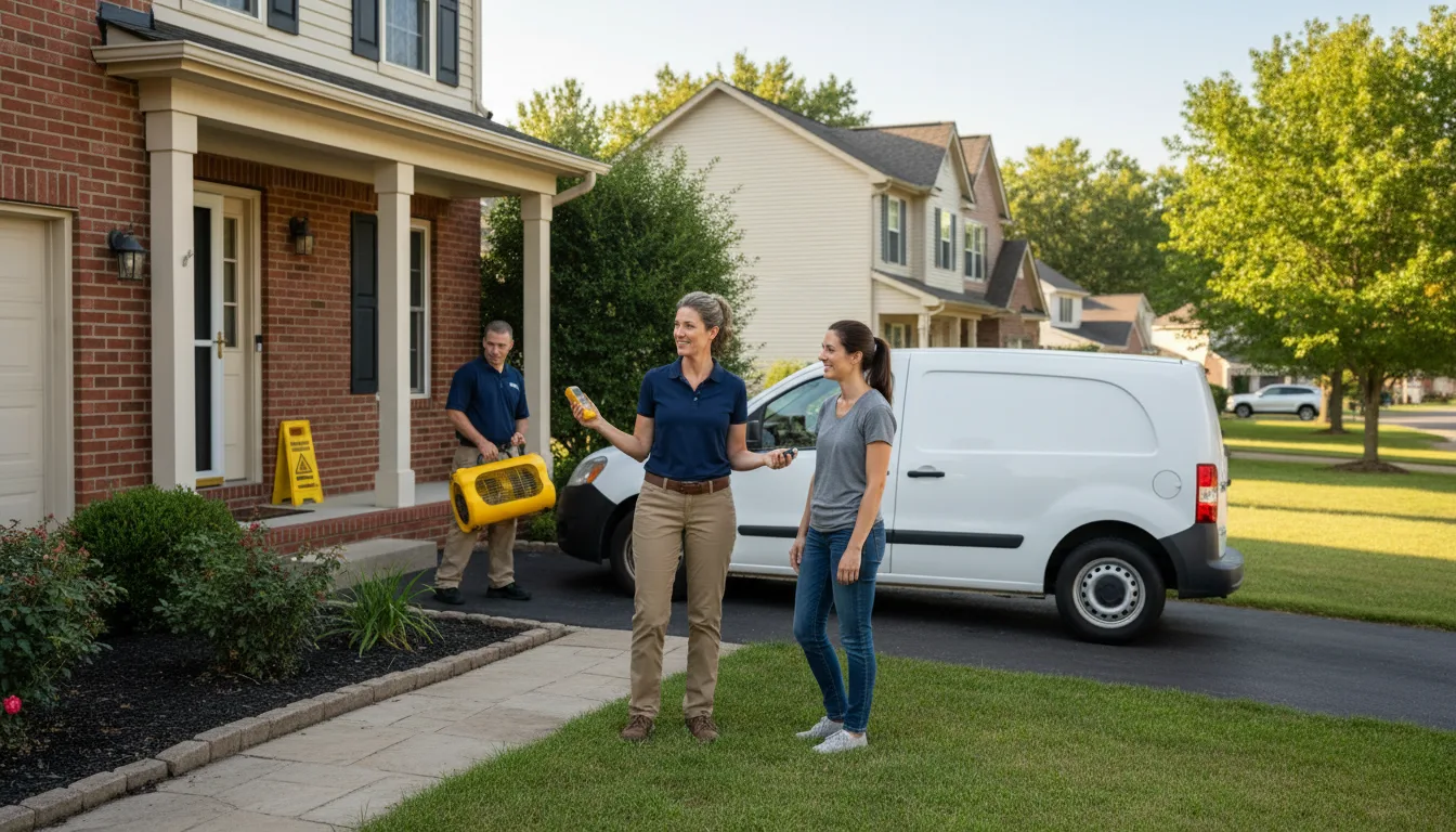 Water restoration image for Water Damage & Restoration Services in Speonk, NY